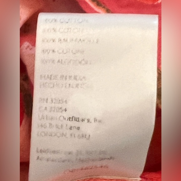 Free People puff sleeves, elastic back, mini dress, pink floral, cotton, easy - Picture 9 of 11